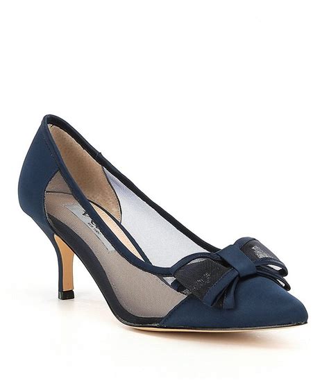 nina navy blue wedding shoes.